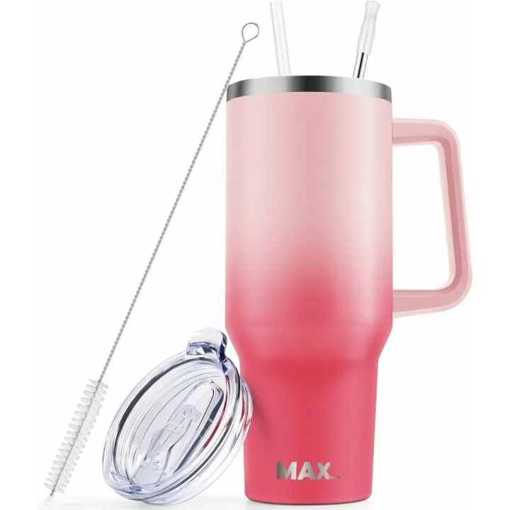 MaxBase 40 oz Insulated Travel Tumbler for Drinks