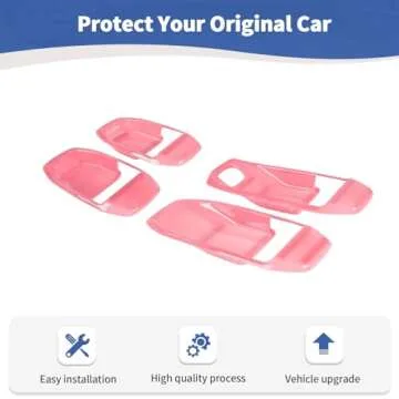 RT-TCZ Jeep JL Inner Door Handle Trim - Pink Stylish Upgrade