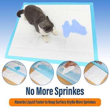 Cute Paws XL Puppy Pee Pads for Easy House Training