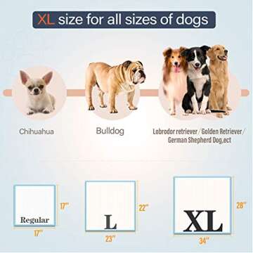 Cute Paws XL Puppy Pee Pads for Easy House Training