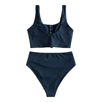 ZAFUL Women's High Waisted Bikini Comfortable Swimwear