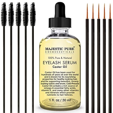 Majestic Pure Castor Oil Eyelash Serum - Natural Growth