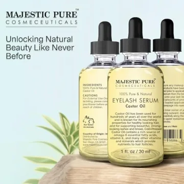 Majestic Pure Castor Oil Eyelash Serum - Natural Growth