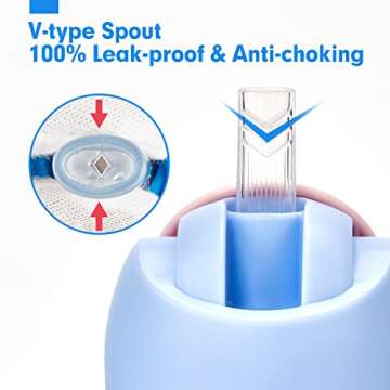 hahaland 2-in-1 Sippy Cup for 6 Months and Up