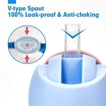 hahaland 2-in-1 Sippy Cup for 6 Months and Up