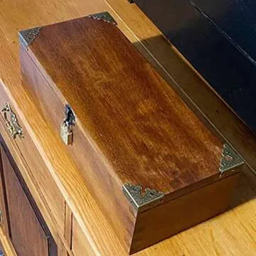 dophee 4Pcs Decorative Corner Protectors in Antique Bronze