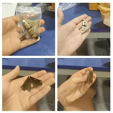 dophee 4Pcs Decorative Corner Protectors in Antique Bronze