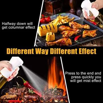 Olive Oil Sprayer for Cooking, 180ml Oil Spray Bottle Mister - Food Grade Oil Vinegar Spritzer Sprayer Dispenser Bottles Gadgets for Cooking, Kitchen, Air Fryer, Salad, Baking, Grilling, Frying (6 oz)