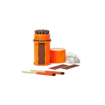 UCO Stormproof, Waterproof & Windproof Match Kit with 4 Packs of Refill Matches