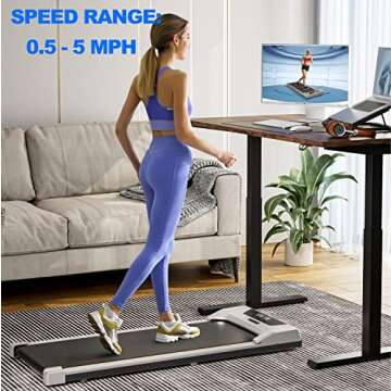 Folding Treadmill for Home with 12 HIIT Modes and LCD Display