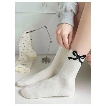 Cute Frilly Socks Women's Polka Dots Kawaii Style