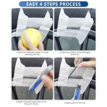 EVOOOR Wheel Rims Touch Up Paint for Tesla