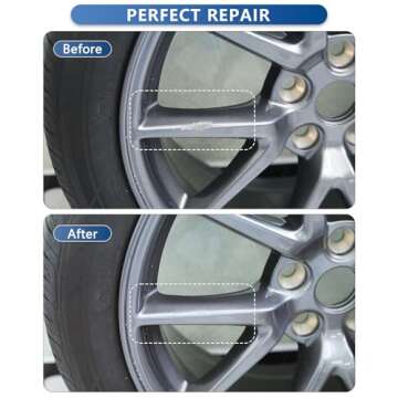 EVOOOR Wheel Rims Touch Up Paint for Tesla