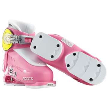 Roces Idea Up Adjustable Ski Boots - 1618/Deep Pink
