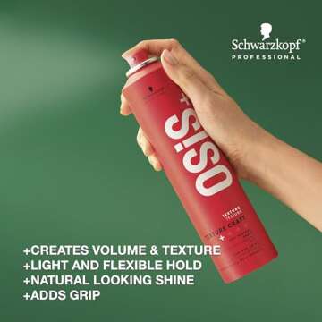 OSiS+ Texture Craft: Volumizing Dry Texture Spray for Effortless Shine and Style - 7.7 oz