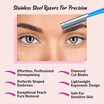 Premium Women's Facial Hair Razor for Dermaplaning