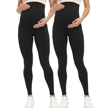 Buttergene Women's Maternity Leggings: Stylish Active Wear for Pregnancy