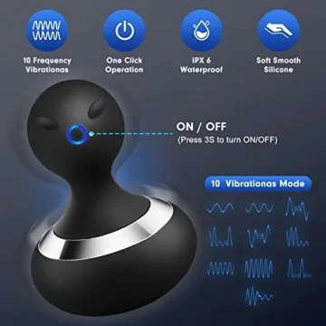 MANFLY Cordless Electric Neck Massager - Rechargeable Model