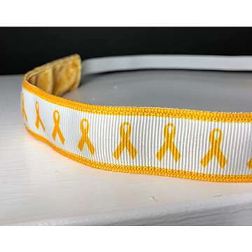 Childhood Cancer Awareness Headbands for Women, 20 inch