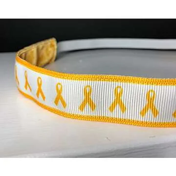 Childhood Cancer Awareness Headbands for Women, 20 inch