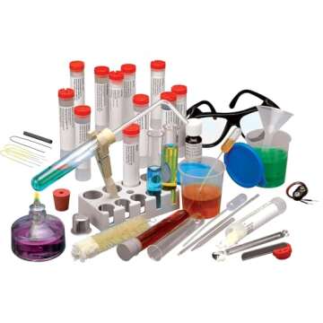 Thames & Kosmos Chem C2000 (V 2.0) Chemistry Set | Science Kit with 250 Experiments and 128 Page Lab Manual, Student Laboratory Quality Instruments & Chemicals | Parents' Choice Silver Award Winner