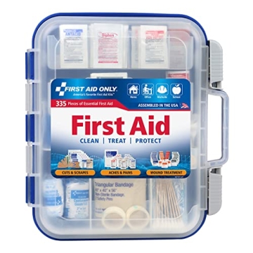 First Aid Only OSHA-Compliant First Aid Kit - 335 Pieces for 100 People