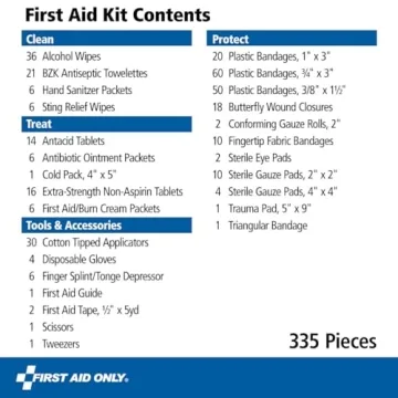 First Aid Only OSHA-Compliant Kit for Emergency Care