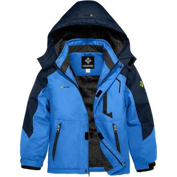 GEMYSE Boy's Waterproof Ski Snow Jacket | Winter Gear
