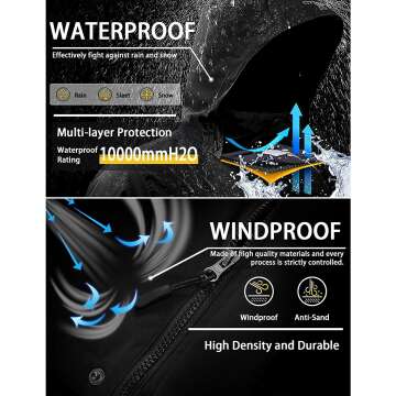 GEMYSE Boy's Waterproof Ski Snow Jacket | Winter Gear