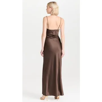 Lioness Women's About A Girl Maxi Dress in Chocolate Brown