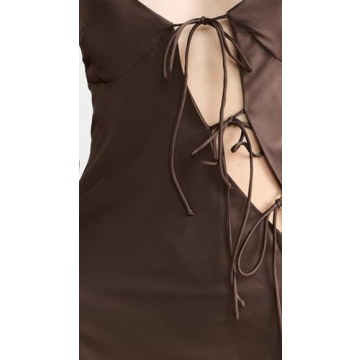 Lioness Women's About A Girl Maxi Dress in Chocolate Brown