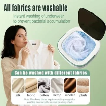 PXNTLA Mini Portable Washer Efficient 16L Laundry Solution