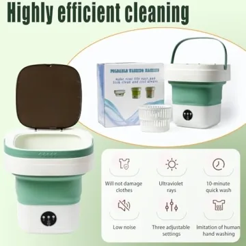 PXNTLA Mini Portable Washer Efficient 16L Laundry Solution
