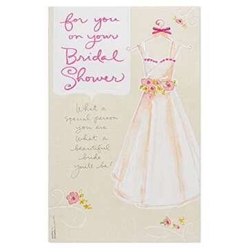 American Greetings Bridal Shower Card (Dress)