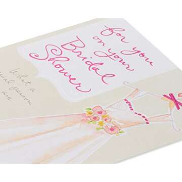 American Greetings Bridal Shower Card (Dress)