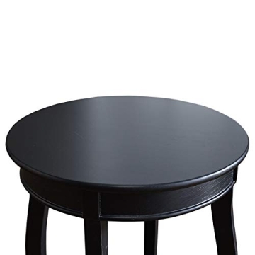 Powell Furniture Round Accent Table with Shelf - Stylish Functionality