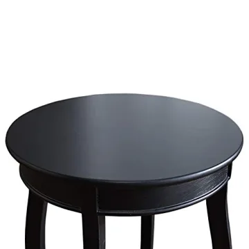 Powell Furniture Round Accent Table with Shelf - Stylish Functionality