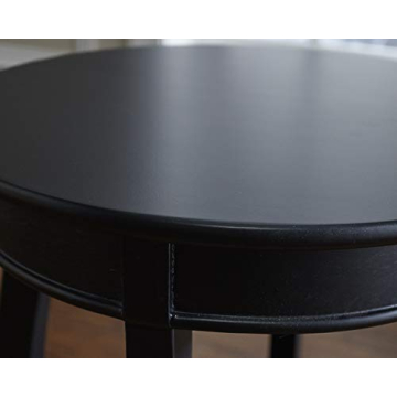 Powell Furniture Round Accent Table with Shelf - Stylish Functionality