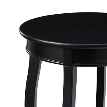 Powell Furniture Round Accent Table with Shelf - Stylish Functionality