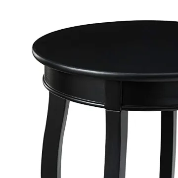 Powell Furniture Round Accent Table with Shelf - Stylish Functionality