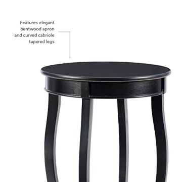 Powell Furniture Round Accent Table with Shelf - Stylish Functionality