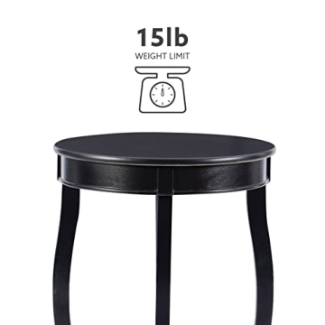 Powell Furniture Round Accent Table with Shelf - Stylish Functionality