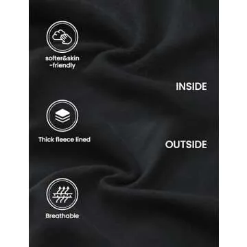 CRZ YOGA Womens Fleece Lined Half Zip Hoodies Pullover Oversized Long Sleeve Casual Workout Sweatshirts with Thumb Holes