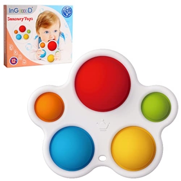 Safe Educational Baby Sensory Fidget Toy for Toddlers - BPA-Free, Quiet Play