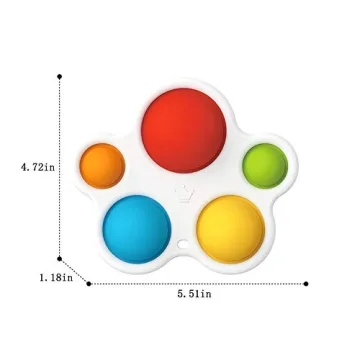 BPA-Free Baby Sensory Fidget Toy for Toddlers Quiet Play