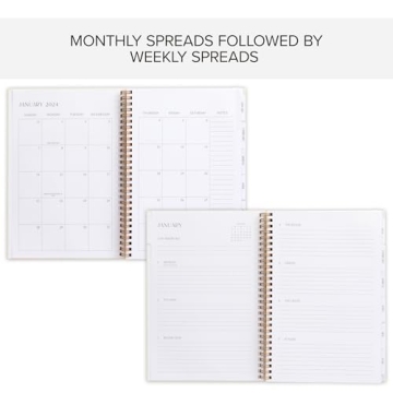 Beautiful 2024 Daily Planner for Easy Task Management