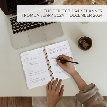 Beautiful 2024 Daily Planner for Easy Task Management