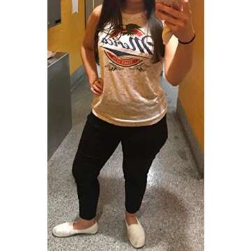 Erxvxp Women Sleeveless Tank Top for Independence Day