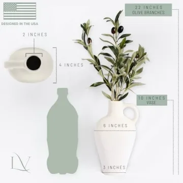 Luxurious Olive Vase Set for Elegant Home Decor