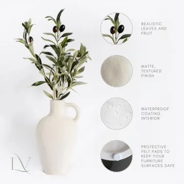 Luxurious Olive Vase Set for Elegant Home Decor